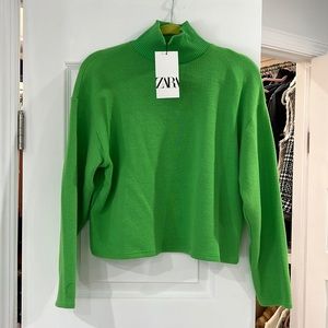 ZARA KNIT SWEATER (green)